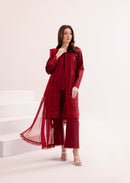 Cherry Embroidered 3Pc