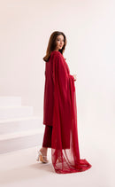 Cherry Embroidered 3Pc