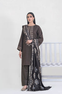 Armadillo - 3 Piece Embroidered  Khaddar