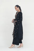 3 Piece - Embroidered Karandi