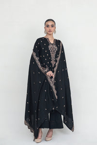 3 Piece - Embroidered Karandi