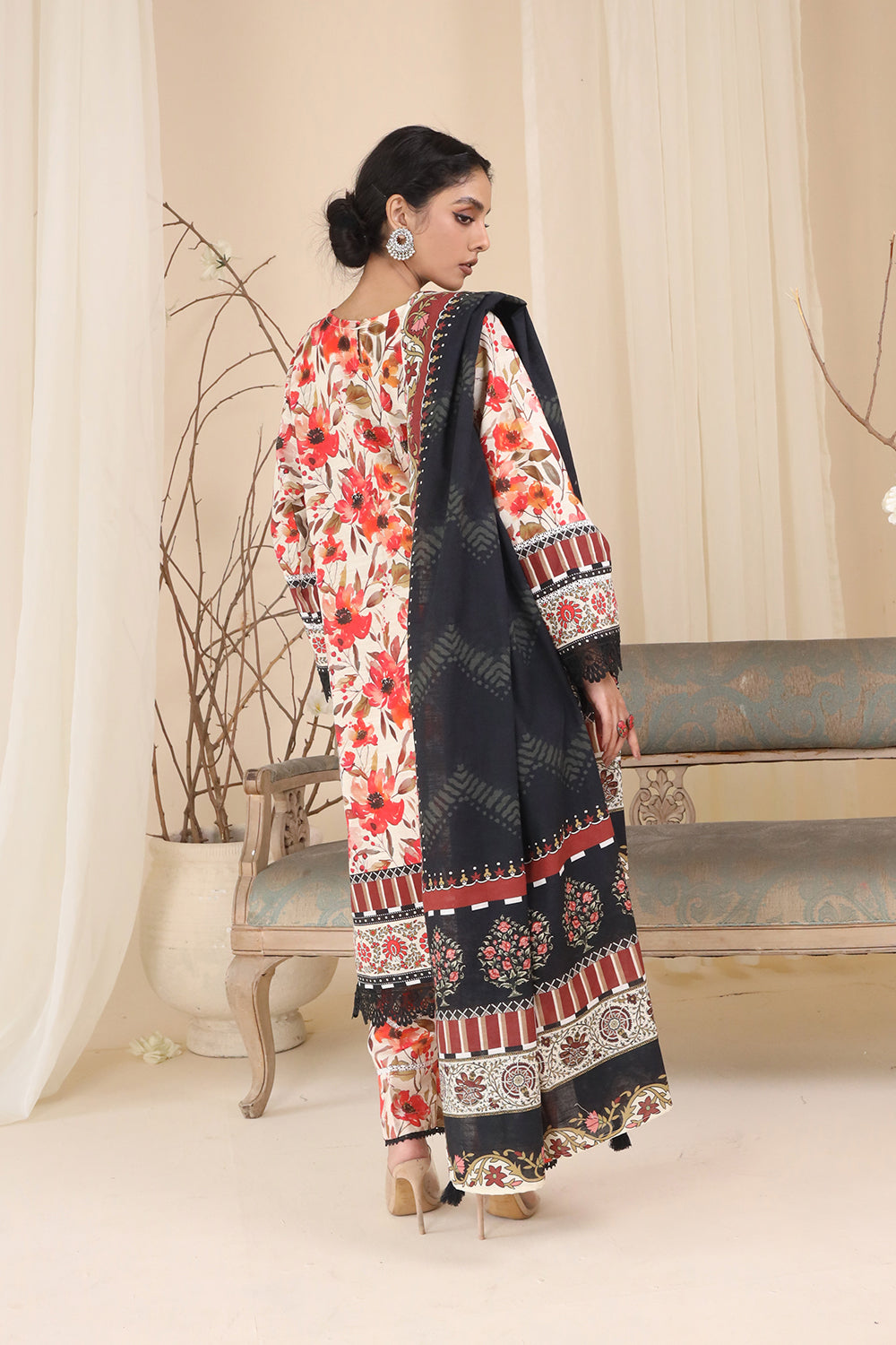 3 PIECE - EMBROIDERED KHADDAR