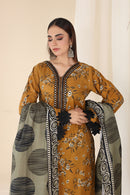 3 PIECE - EMBROIDERED KHADDAR